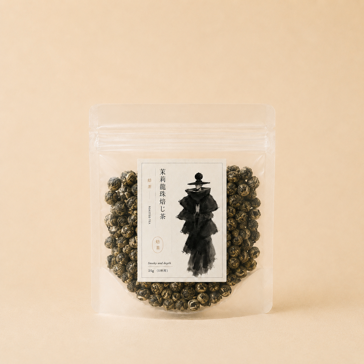 福建省銘茶 | 茉莉龍珠焙じ茶 25g
(Fujian Jasmine Pearl Roasted Tea 25g)